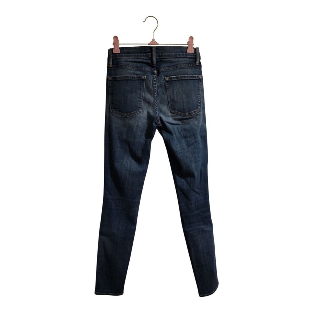 Frame Skinny Jeans Women 26 Blue Dark Wash Designer Classic - Picture 10 of 10